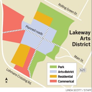 Lakeway Arts District Map